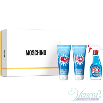 Moschino Fresh Couture Set (EDT 50ml + BL 100ml + SG 100ml) for Women Women's Gift sets