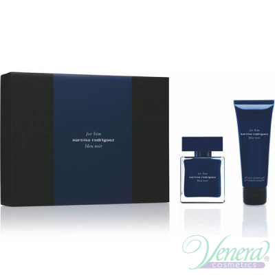 Narciso Rodriguez for Him Bleu Noir Set (EDT 50ml + SG 75ml) for Men Men's Gift sets