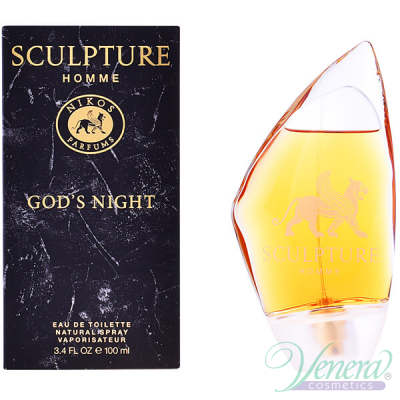 Nikos Sculpture Homme God's Night EDT 100ml for Men Men's Fragrance