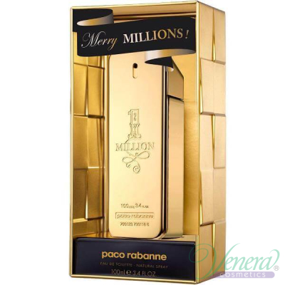 Paco Rabanne 1 Million Merry Millions EDT 100ml for Men Men's Fragrance