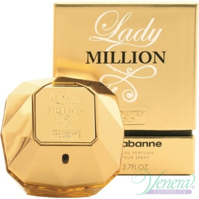Paco Rabanne Absolutely Gold Lady Million Perfume 80ml for Women Women's Fragrance