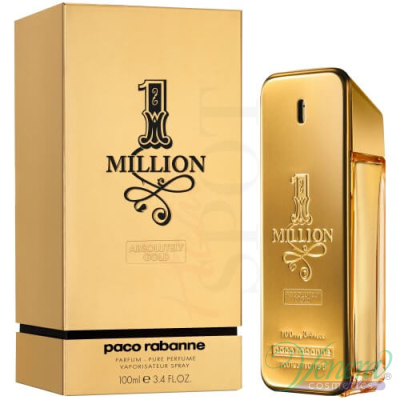 Paco Rabanne 1 Million Absolutely Gold Perfume 100ml for Men Men's Fragrance