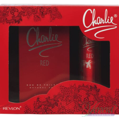 Revlon Charlie Red Set (EDT 100ml + Deo 75ml) for Women Women's