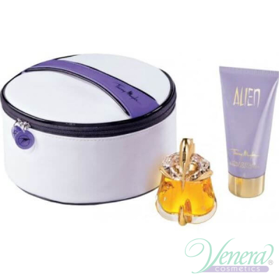 Thierry Mugler Alien Essence Absolue Set (EDP 30ml + Body Lotion 100ml +Bag) for Women Women's Fragrance