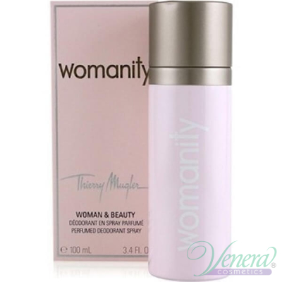 Thierry Mugler Womanity Deodorant Spray 100ml for Women Women's face and body products