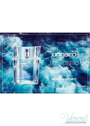Ungaro Blue Ice EDT 90ml for Men Without Package  Men's