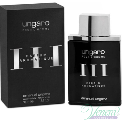 Emanuel Ungaro Ungaro Pour L'Homme III Parfum Aromatique EDT 100ml for Men Men's Fragrance
