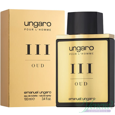 Emanuel Ungaro Ungaro Pour L'Homme III Oud EDT 100ml for Men Men's Fragrance