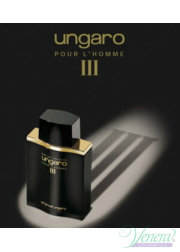 Ungaro Pour L'Homme III EDT 100ml for Men Without Package Men's
