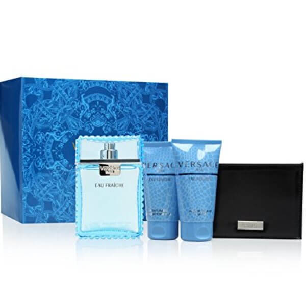 versace mens gift set with wallet