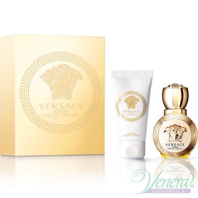 Versace Eros Pour Femme Set (EDP 30ml + Body Lotion 50ml) for Women Women's Gift sets