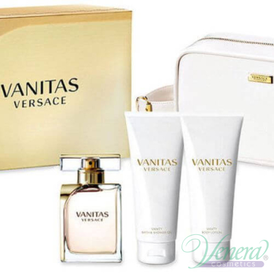 Versace Vanitas Set (EDP 100ml + BL 100ml + SG 100ml + Bag) for Women Women's