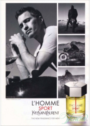 YSL L'Homme Sport EDT 60ml for Men Men's Fragrances